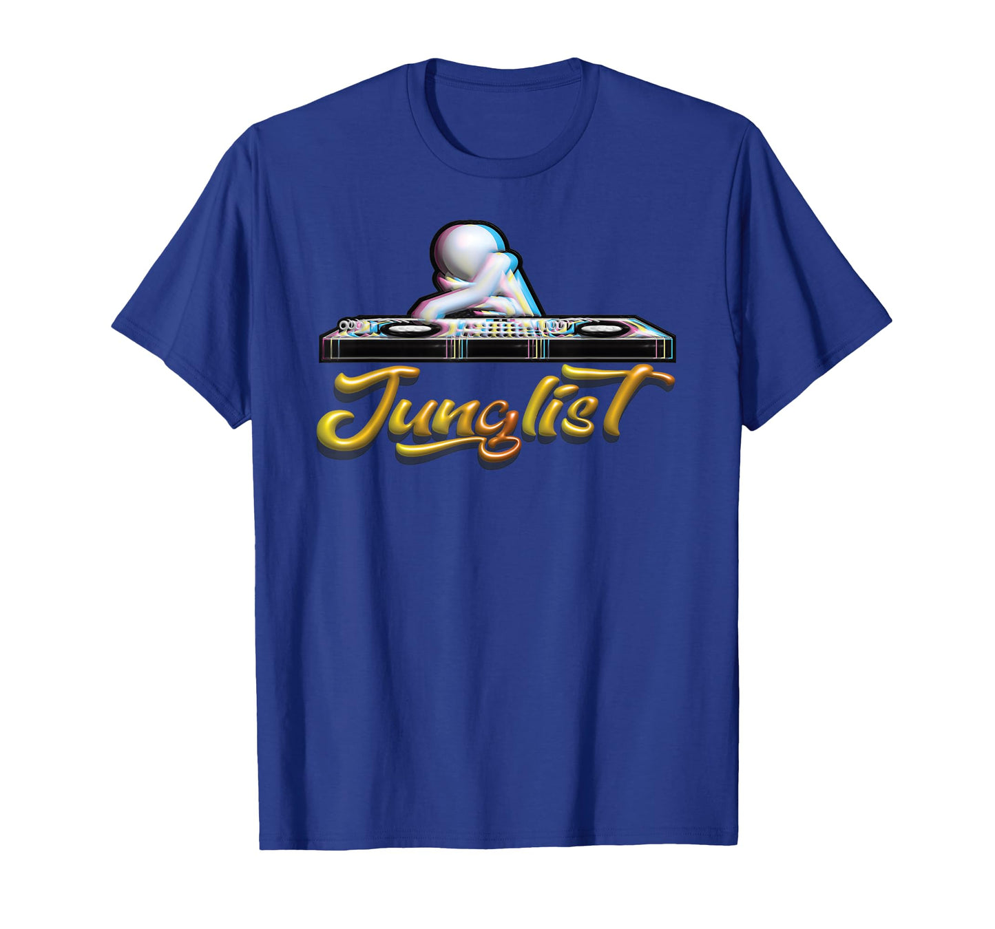Junglist Drum and Bass vaporwave DJ T-Shirt