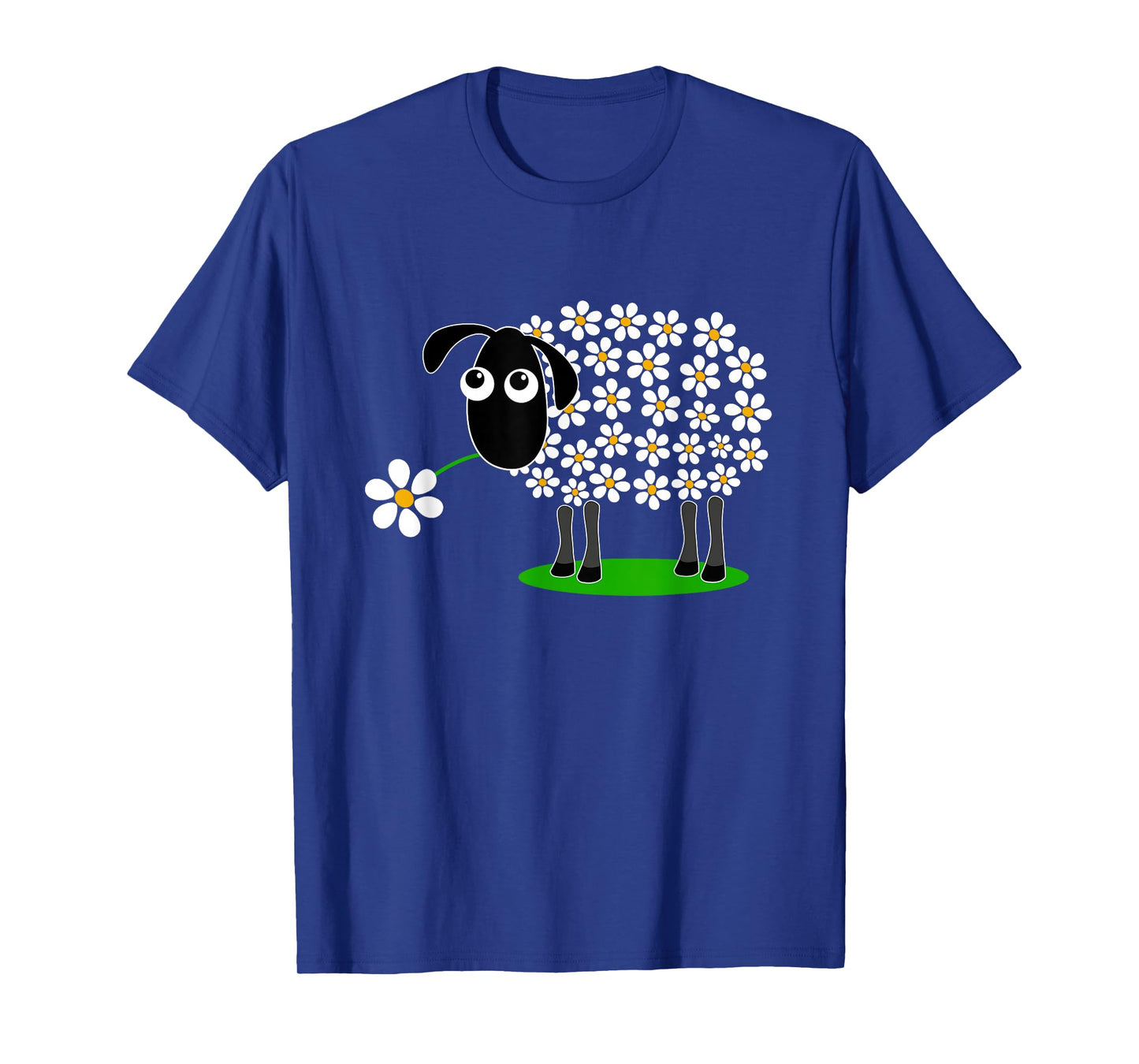 Cute sheep with flower wool t-shirt for girls and mum T-Shirt
