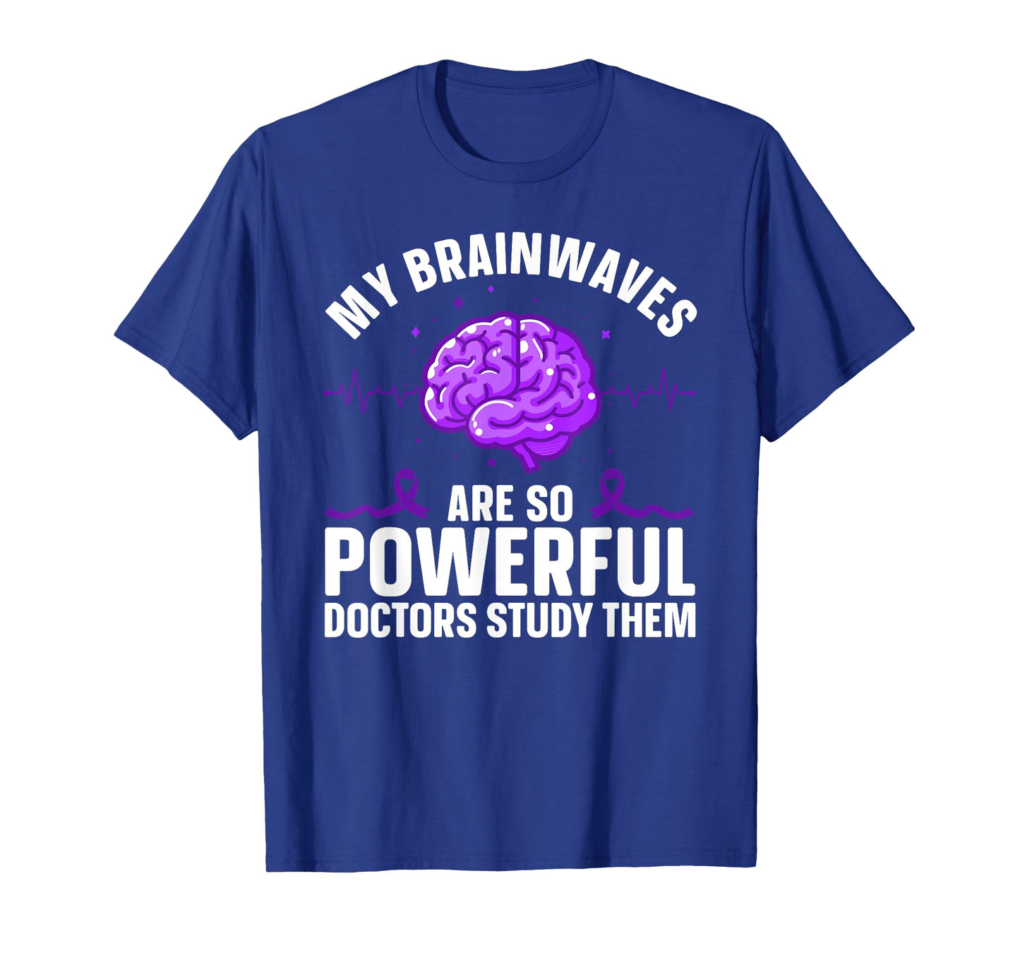 Cool Epilepsy Art For Men Women Support Epilepsy Awareness T-Shirt