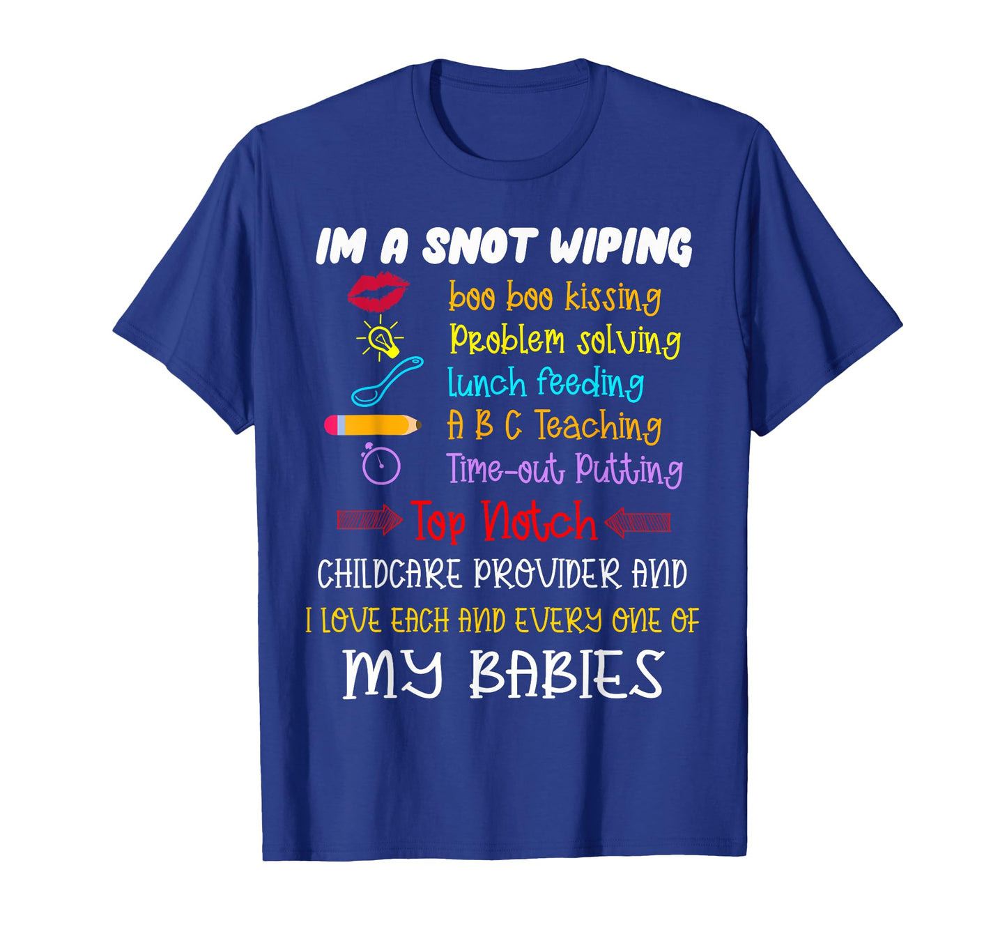 Childcare Provider Teachers Child Care Daycare Provider T-Shirt Small
