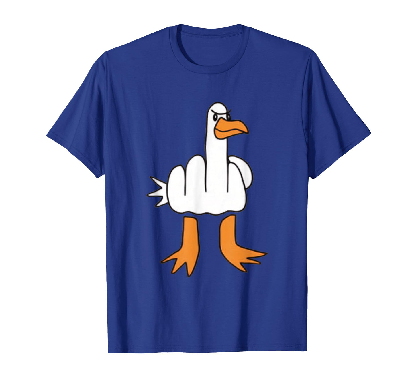 Funny Middle Finger Goose Dark Humour Funny Statement T-Shirt