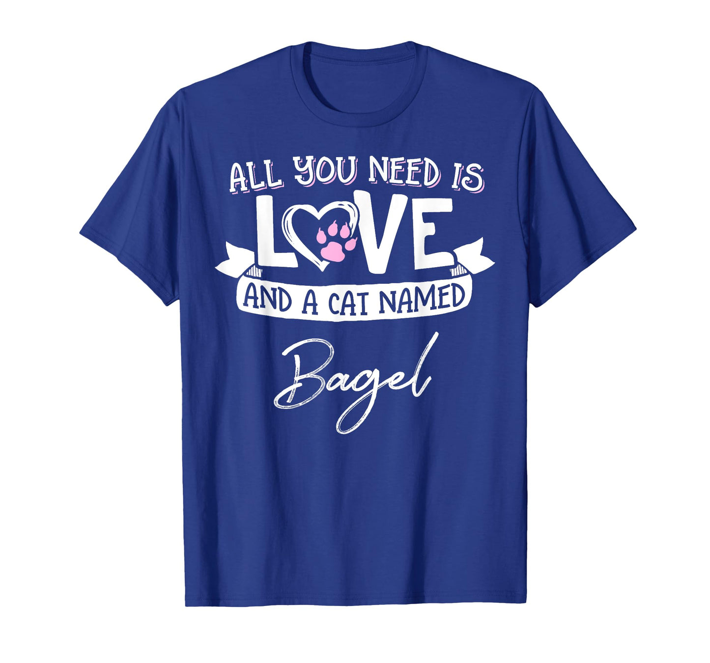 Cute Cat Named Bagel Shirt for Women and Girls T-Shirt