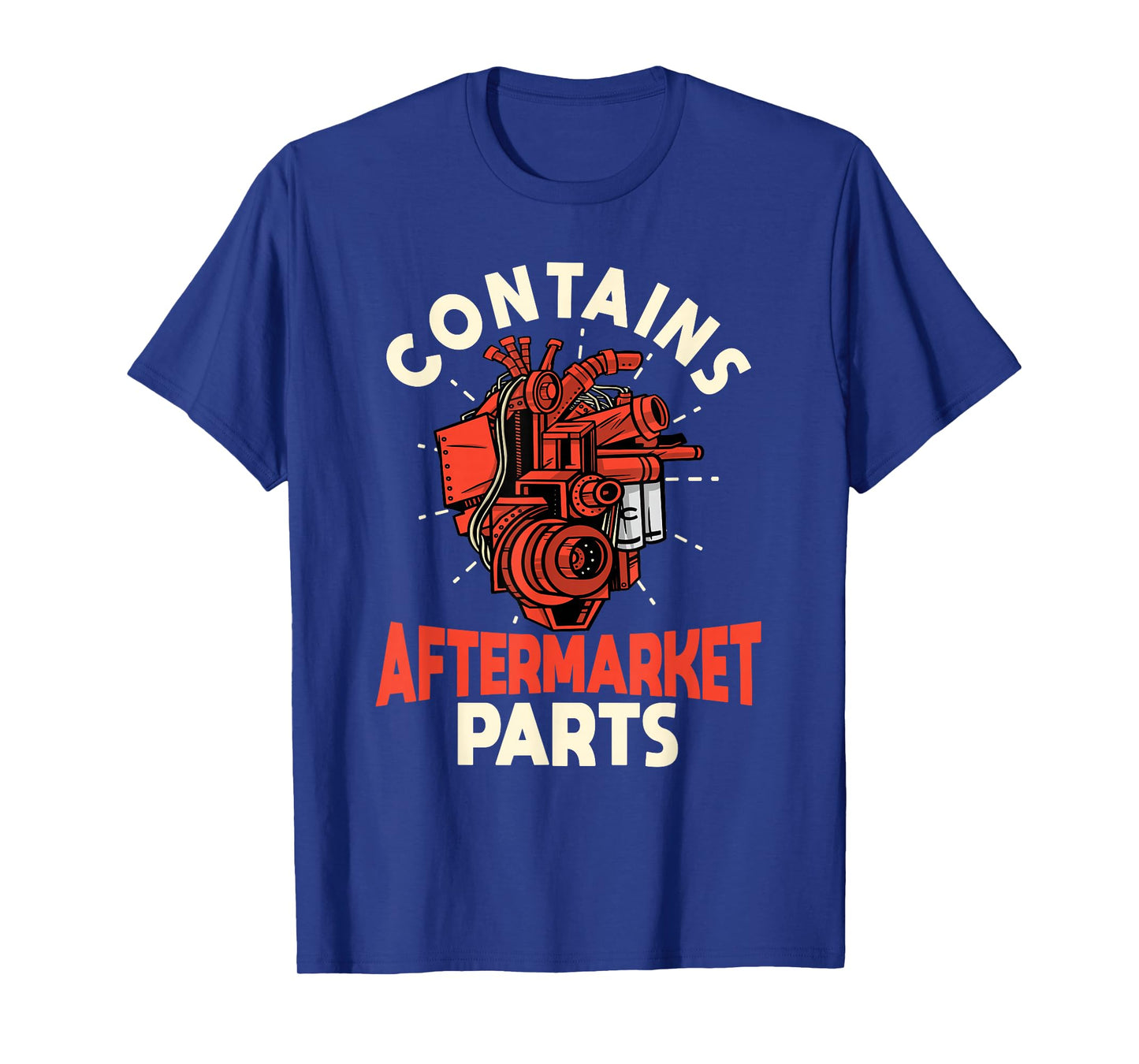 Contains Aftermarket Parts Open Heart Surgery Survivor mens T-Shirt