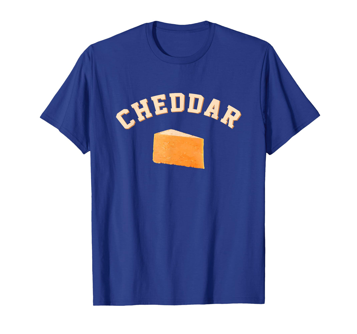 Cheddar Cheese Funny College Team Mascot English Word T-Shirt