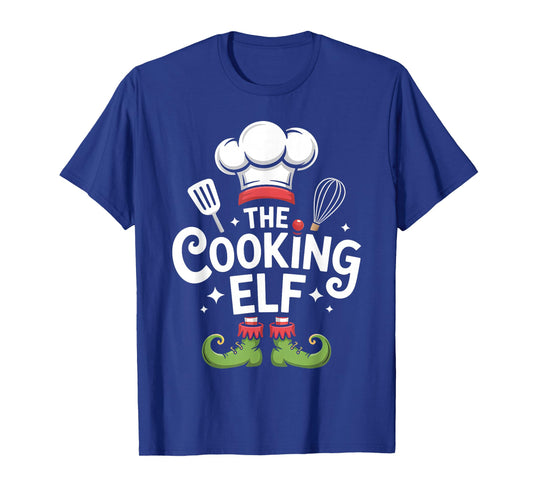 Cooking Elf Matching Family Group Christmas Party Pyjamas T-Shirt
