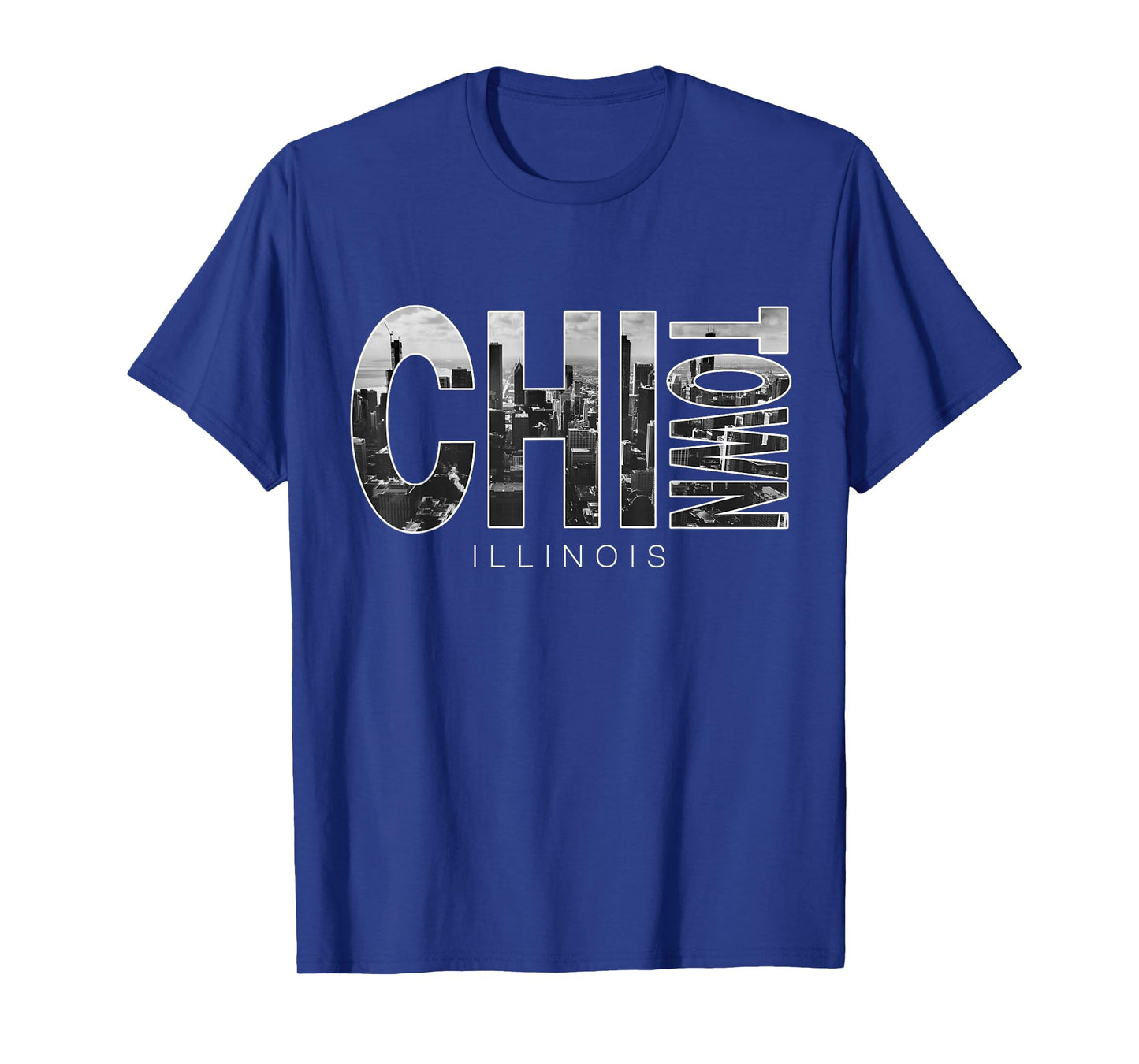 Illinois Chicago Skyline Chi Town T-Shirt