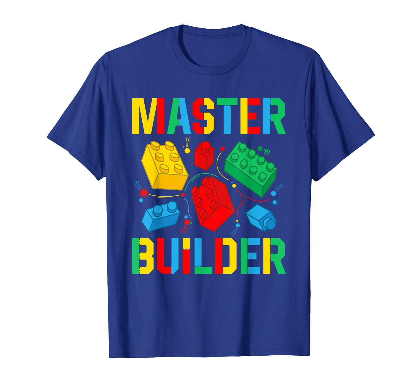 Master Builder Kids Building Blocks Brick Toy Master Builder T-Shirt Small