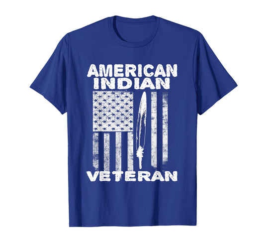 Native American Veteran T-Shirts for Men or Women T-Shirt