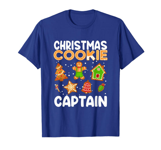 Cookie Baking Team Captain Gingerbread Christmas Matching T-Shirt