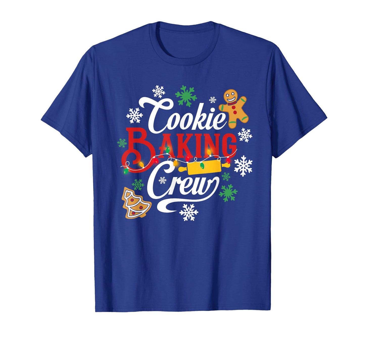 Christmas Cookie Baking Crew Family Baking Team Funny Cookie T-Shirt