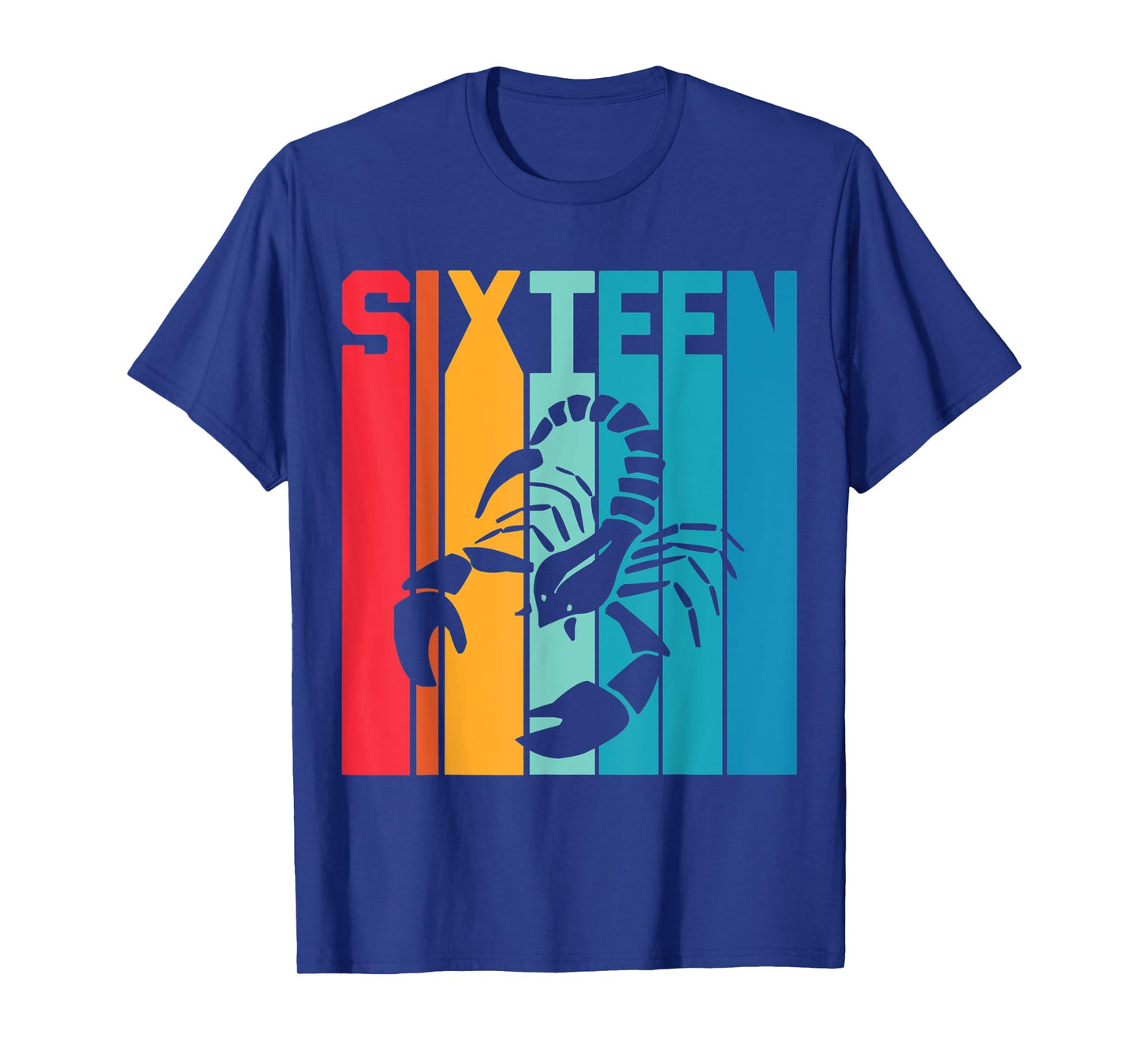 16th Birthday Scorpio Zodiac Retro Girl Boy 16 years old T-Shirt