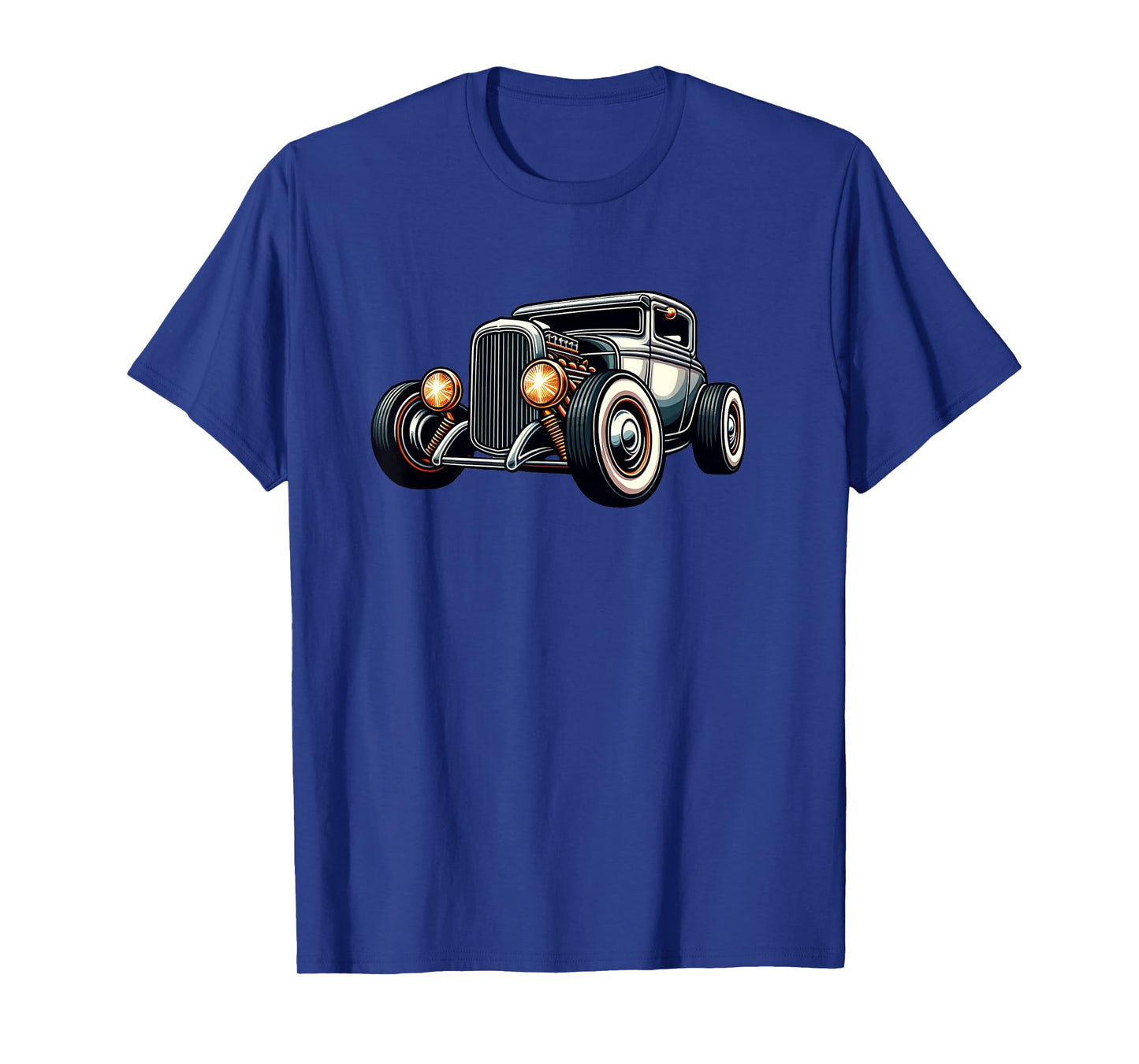 Classic Hot Rod Retro Vintage Custom Hotrod Car Illustration T-Shirt