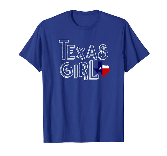 Texas Girl Flag Native Texan Tshirt T-Shirt