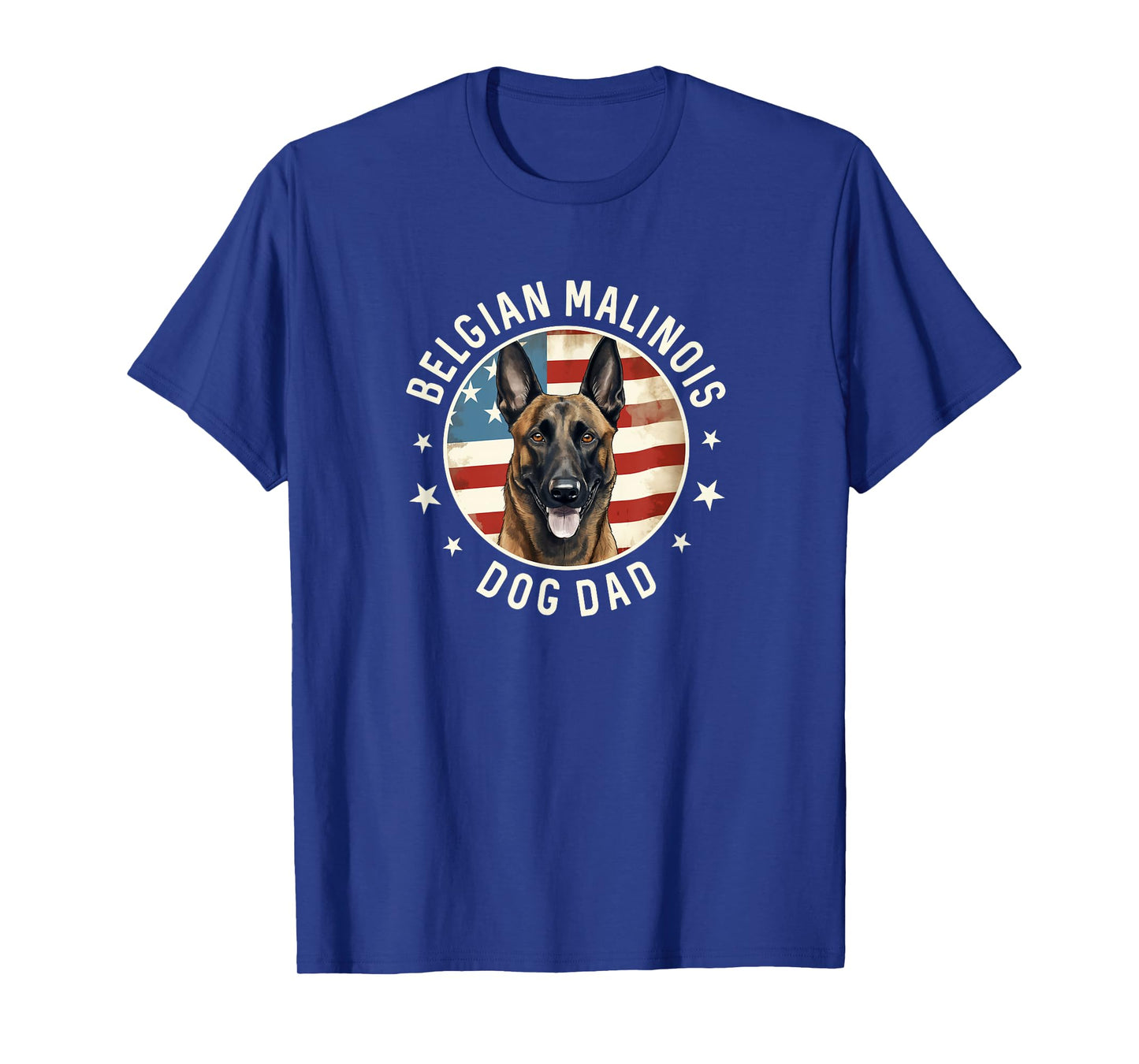 Belgian Malinois Gifts For Men, Belgian Malinois Dog Dad T-Shirt