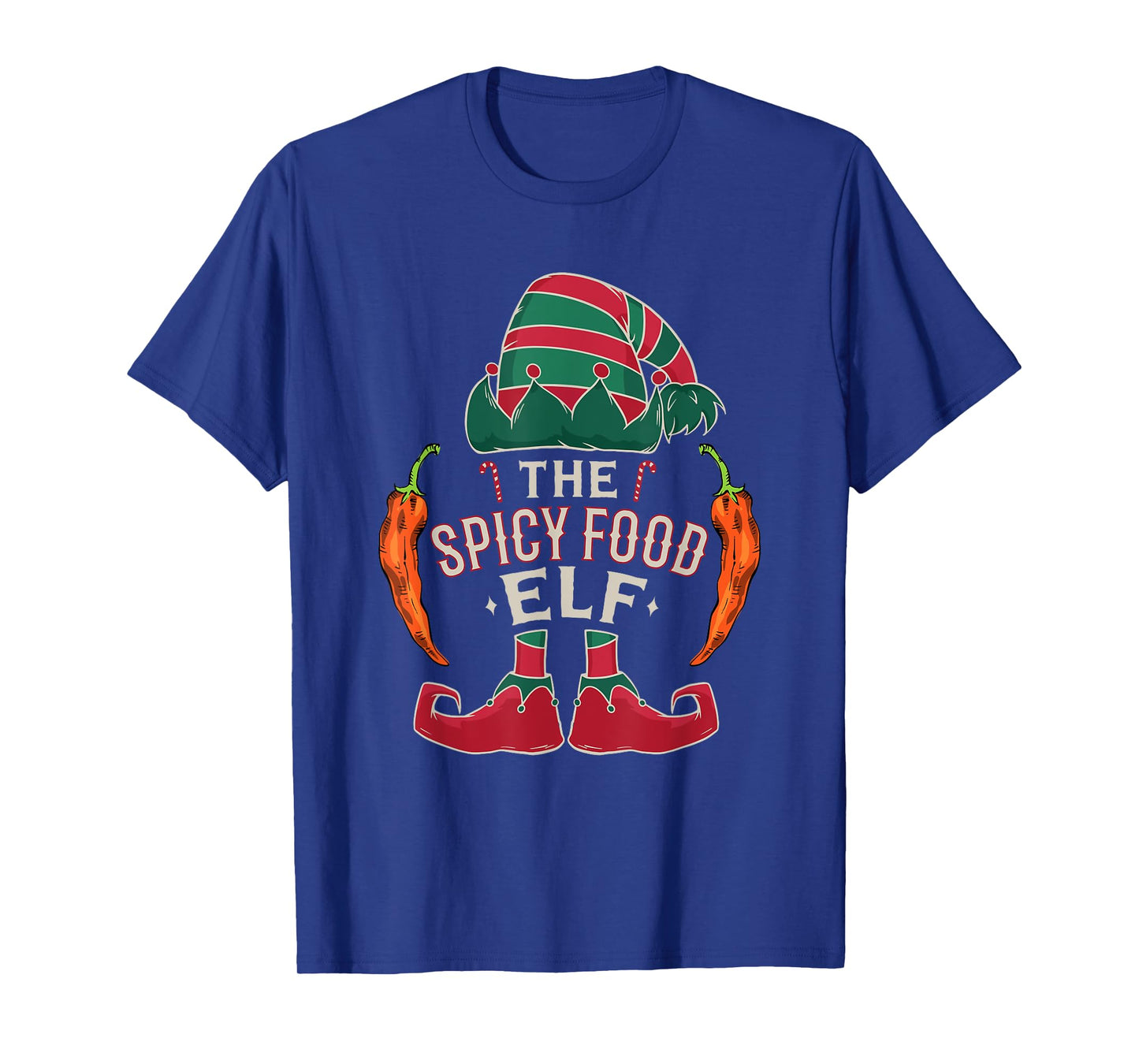 Christmas Spicy Food Lover Chili Peppers Chef Spicy Food T-Shirt
