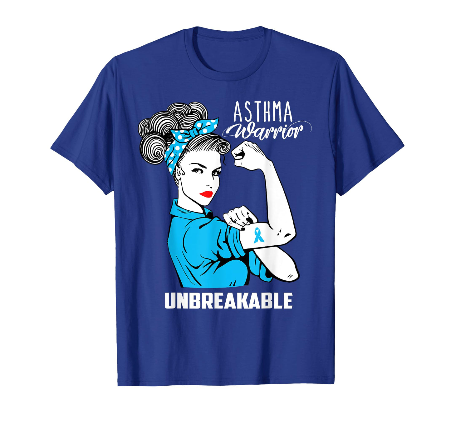 Asthma Warrior Unbreakable Shirt Asthma Awareness Gift T-Shirt