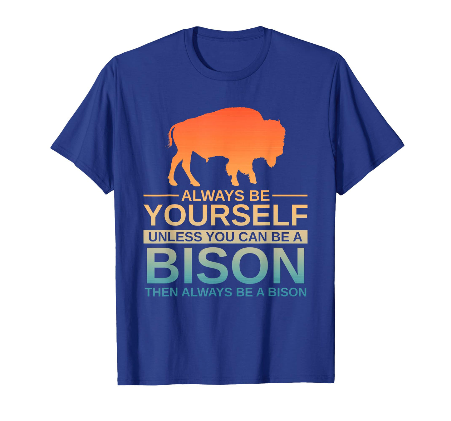 Cool Bison Design for Men Women Buffalo Animal Lovers Bison T-Shirt