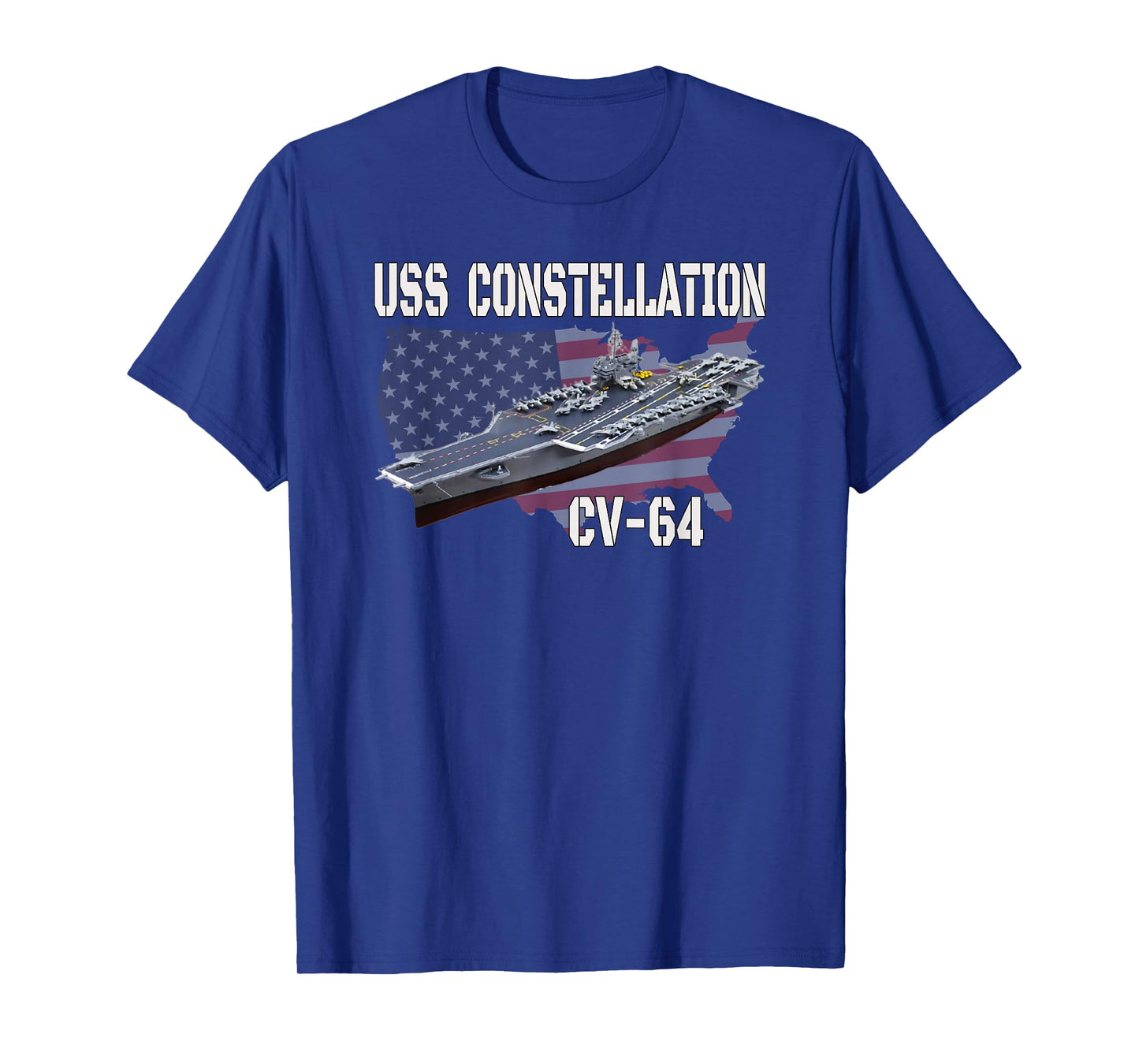 USS Constellation CV-64 Aircraft Carrier Veterans Day T-Shirt