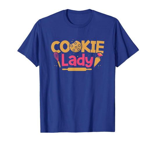 Cookie Lady Baking Pastry Lover Baker Chef Sweet Tooth T-Shirt