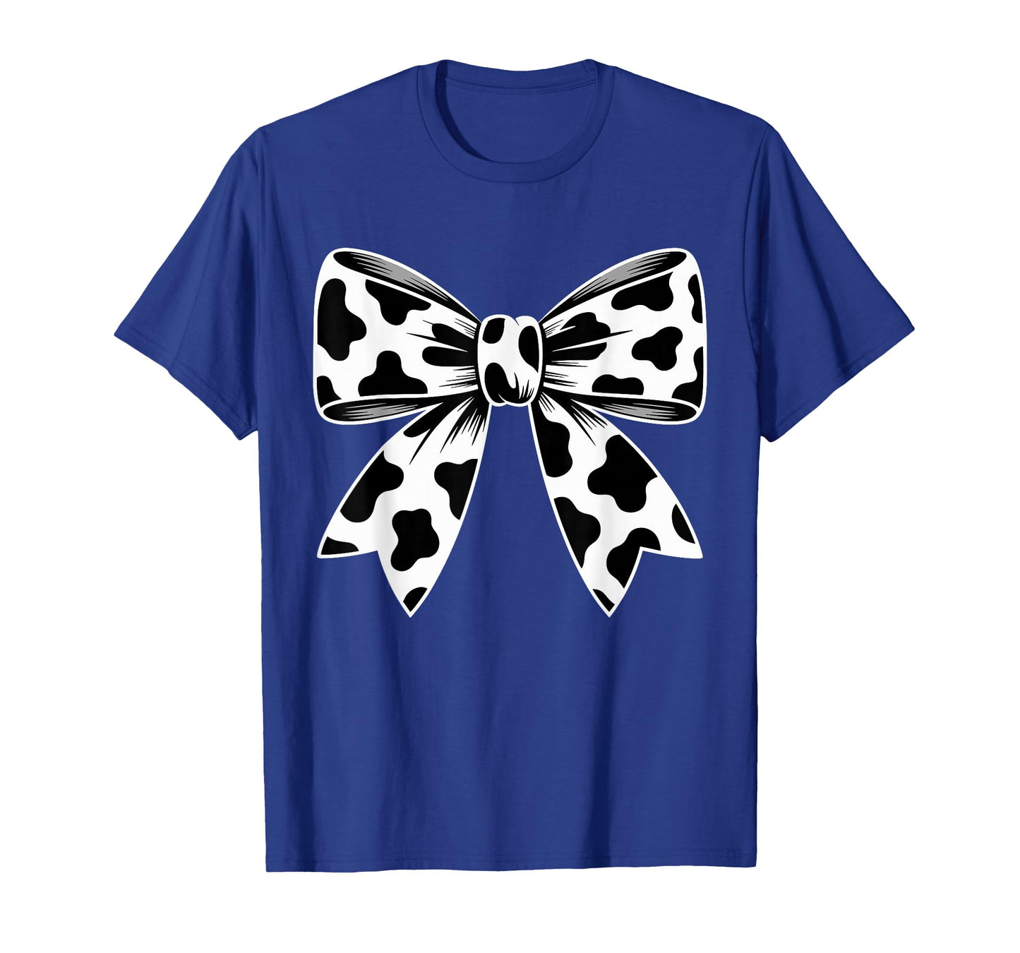 Cute Coquette Bow Cowprint Cow Pattern for Womens and Girls T-Shirt