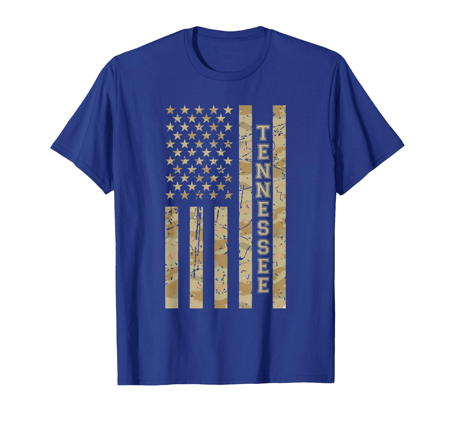 Tennessee Volunteer State Southern Desert Camo American Flag T-Shirt