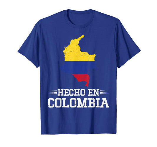 Hecho en Colombia Colombian Heritage Colombian Flag T-Shirt