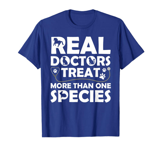 Cool Veterinarian Design For Men Women Veterinary Pet Doctor T-Shirt