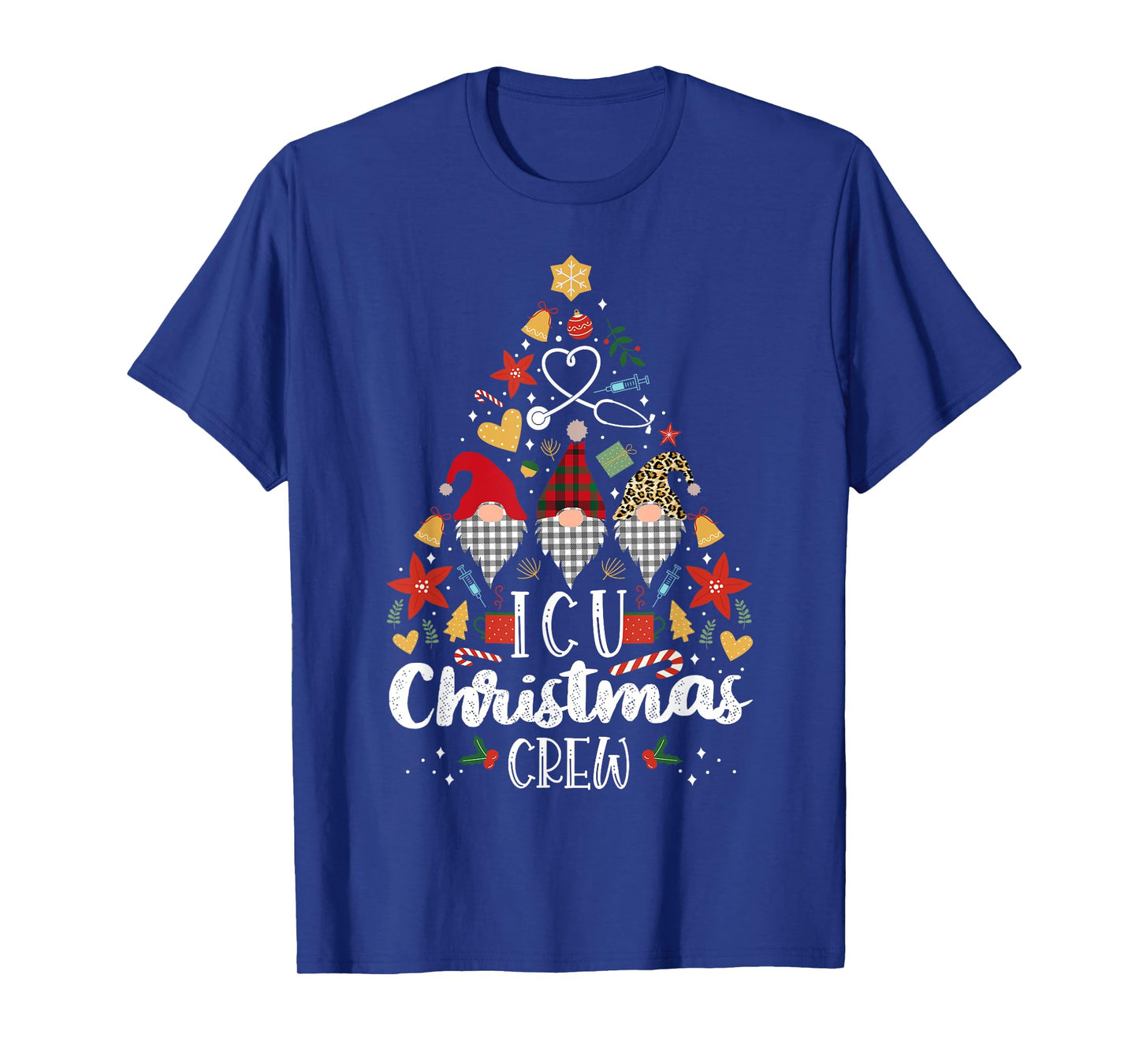 Christmas NICU Crew Nurse Doctor Tech Neonatal ICU Squad T-Shirt