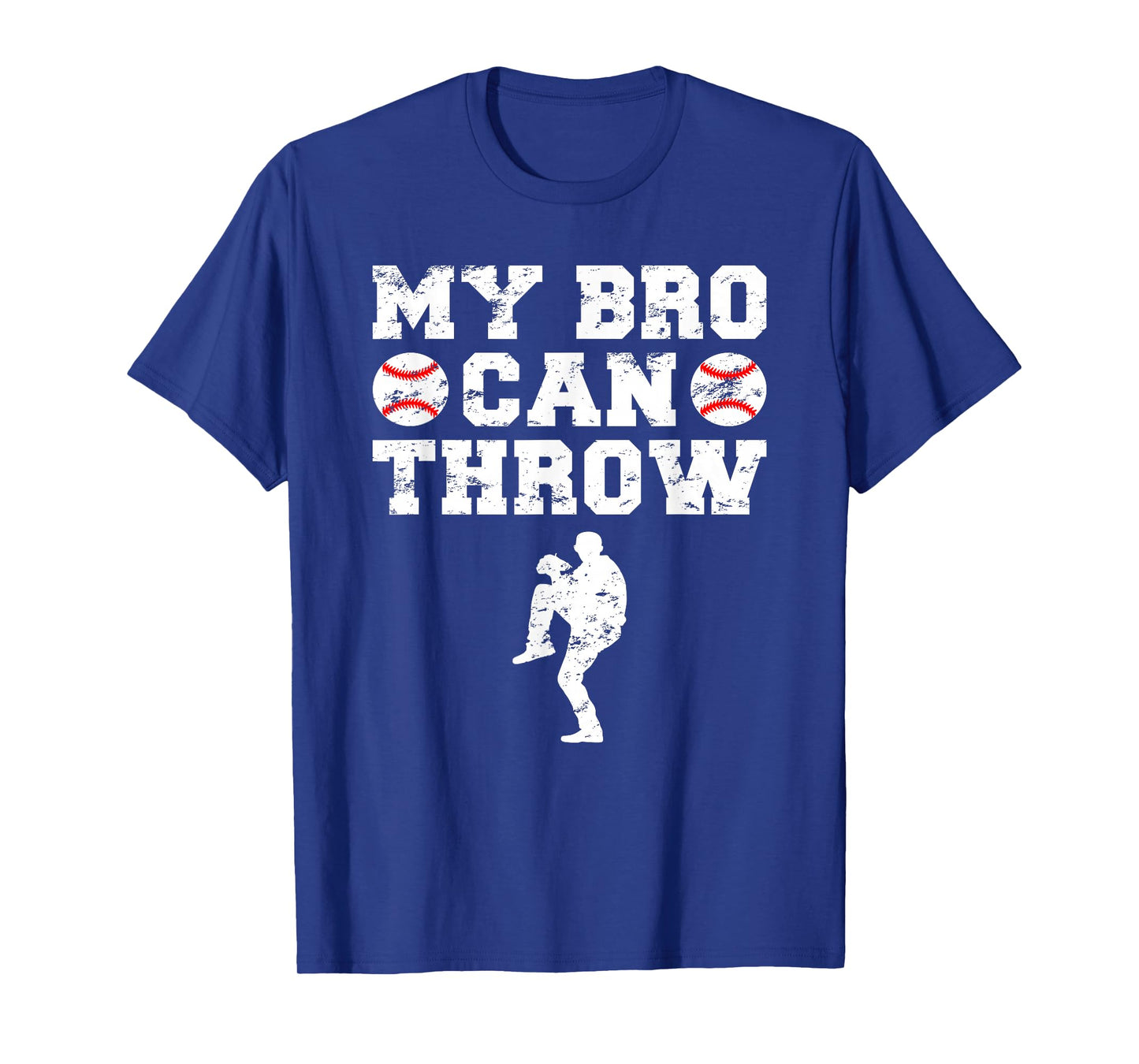 Baseball Pitcher Funny Sister Brother T-Shirt