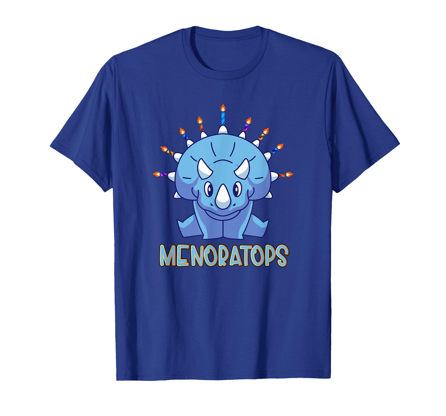 Dinosaur menorah triceratops "menoratops" hanukkah T-Shirt