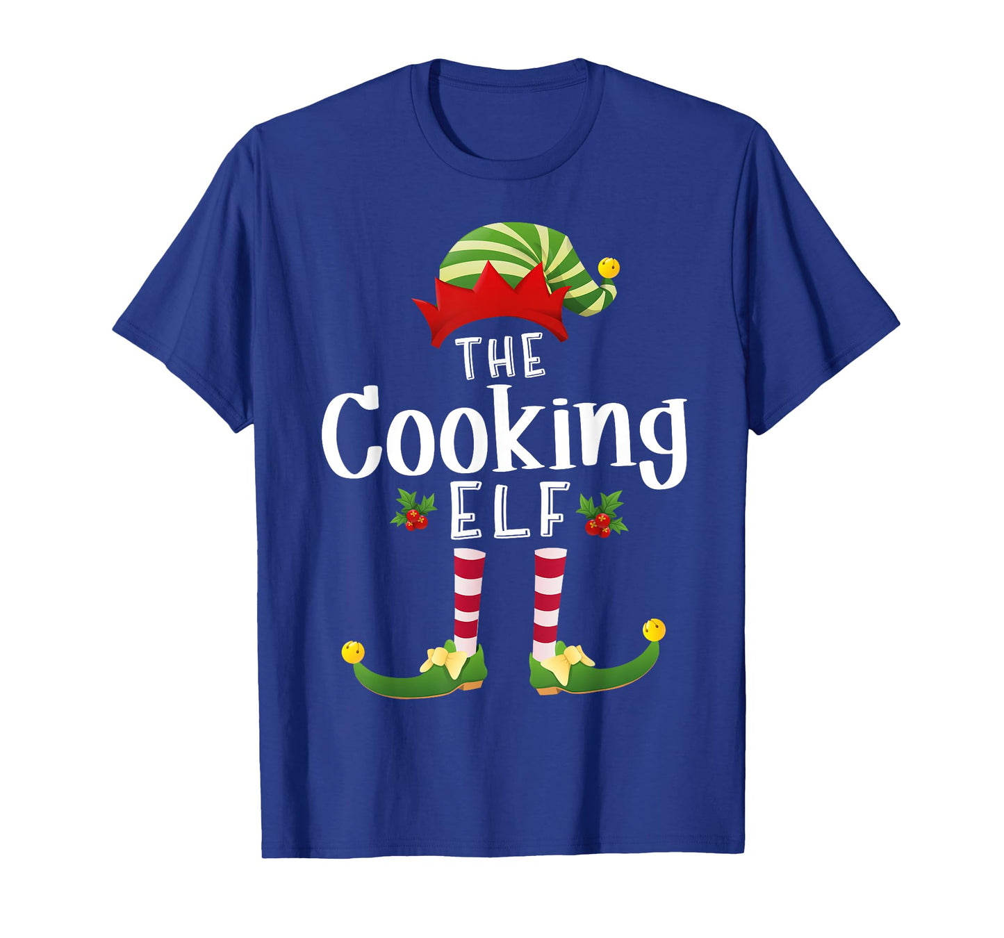Cooking Christmas Elf Matching Pajama X-Mas Party T-Shirt