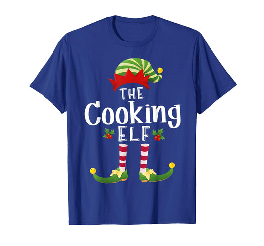 Cooking Christmas Elf Matching Pajama X-Mas Party T-Shirt