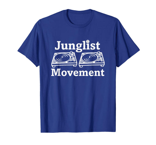 Junglist Movement Jungle Drum and Bass Music Design T-Shirt