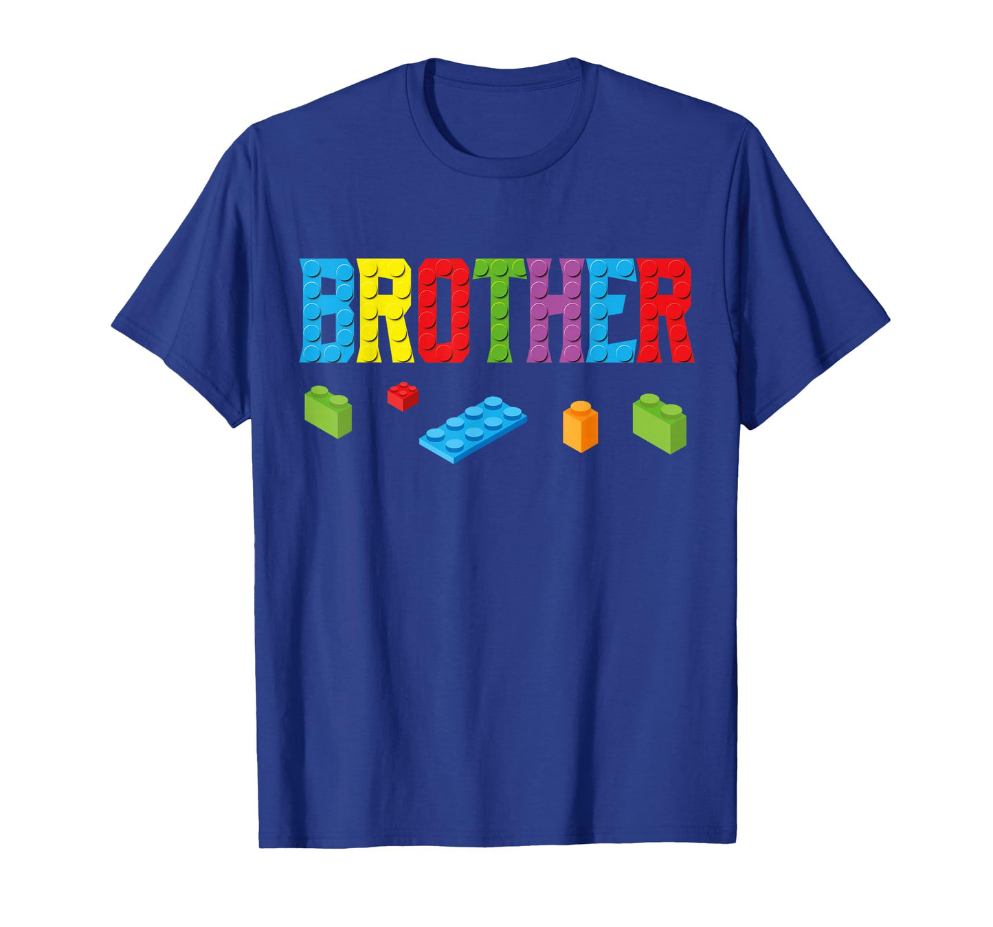 Brother Master Builder Building Bricks Blocks Family Set Men T-Shirt