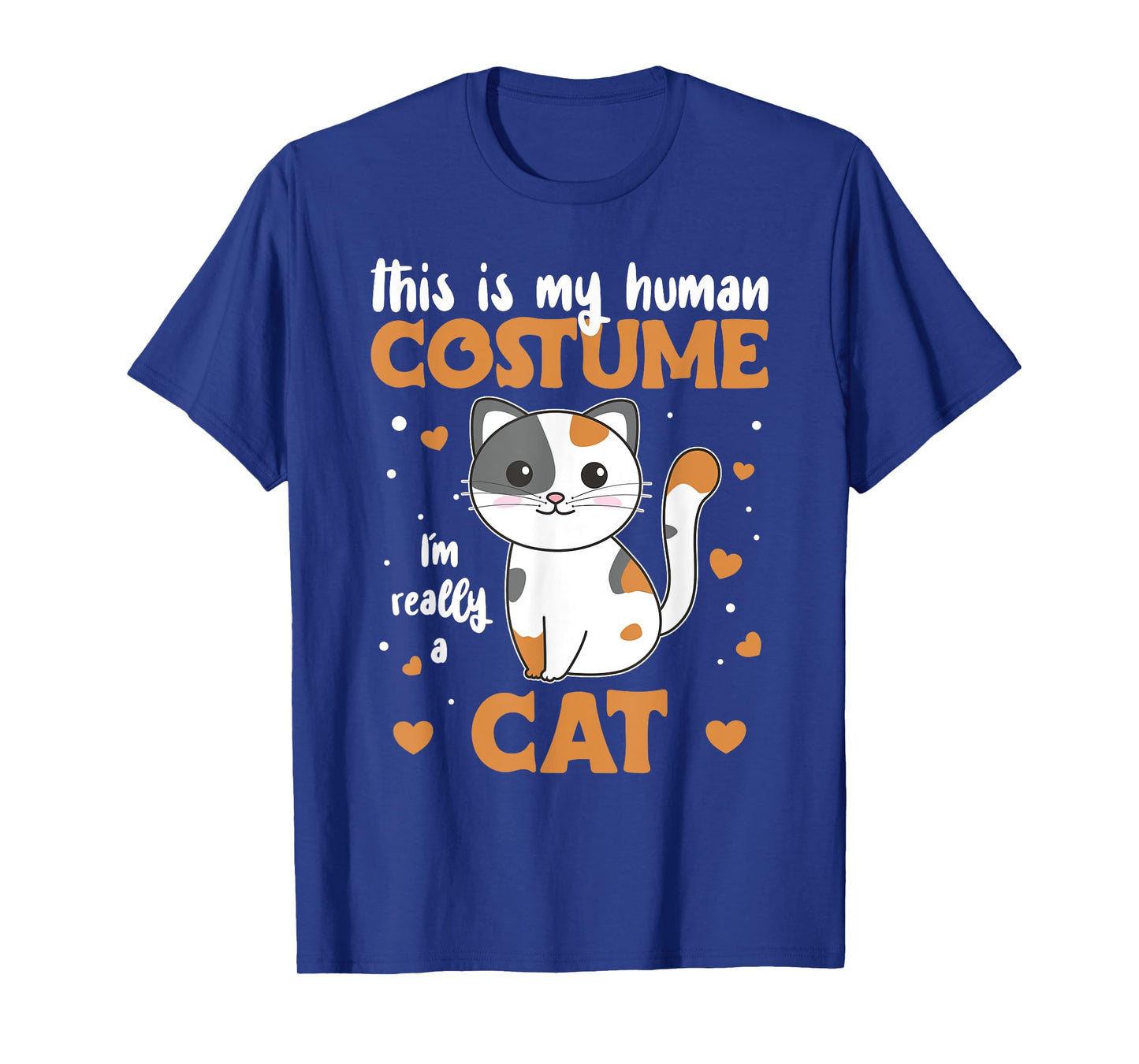 This Is My Human Costume I'm Really A Cat T-Shirt