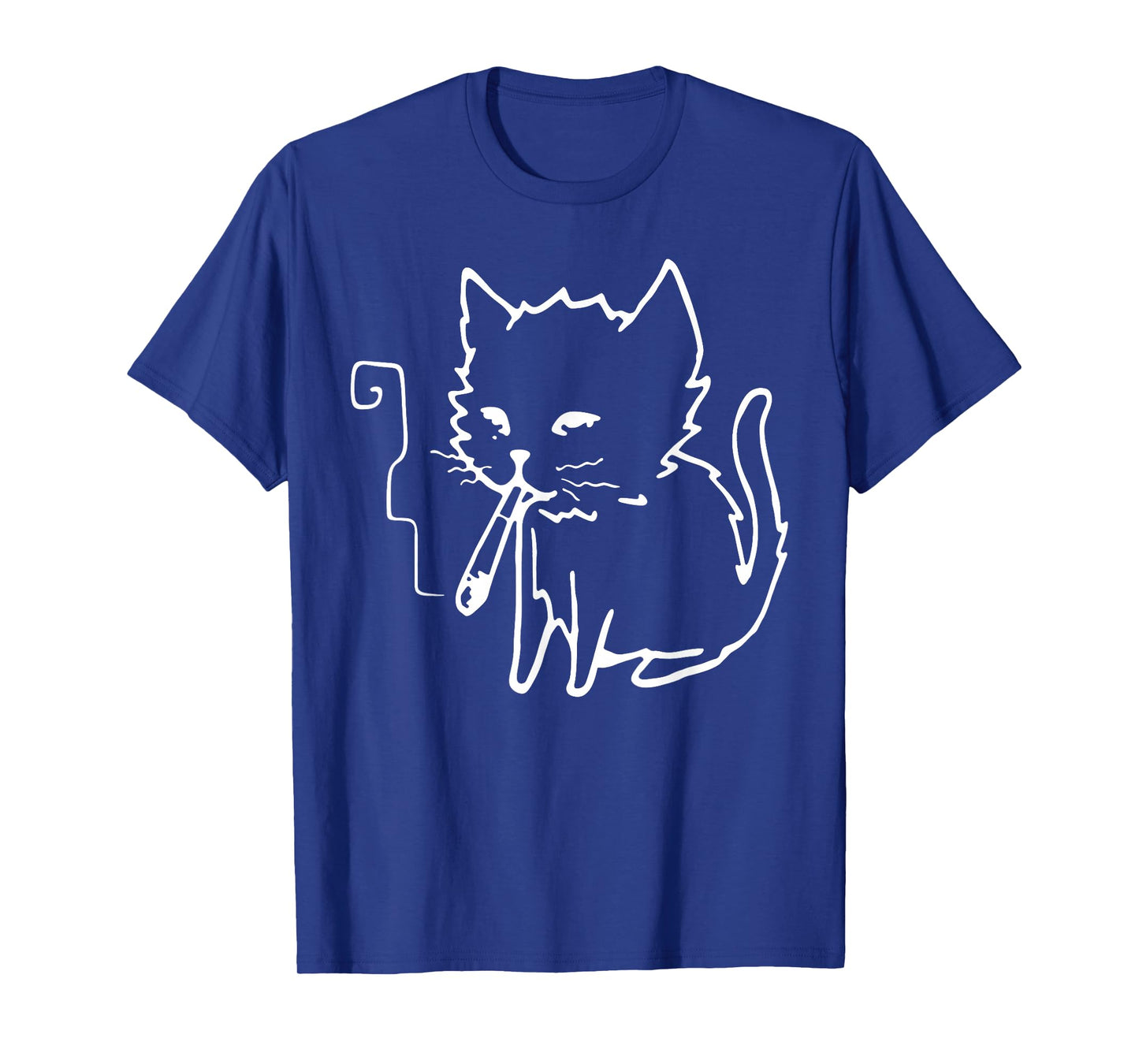 Y2K Cat Smoking Shirt Retro Vaporwave Kitty T-Shirt