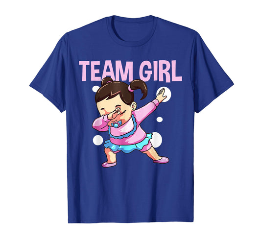 Gender Reveal Party Pink Baby Announcement Team Girl T-Shirt