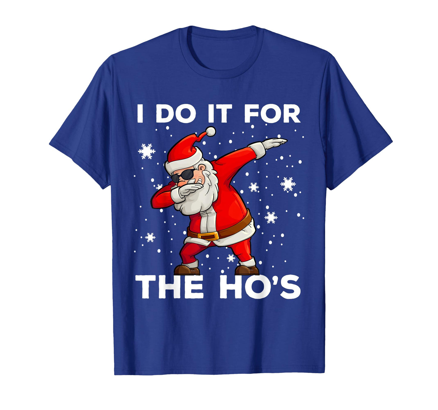 I Do It For The Hos Dabbing Santa Claus Christmas Kids Boys T-Shirt