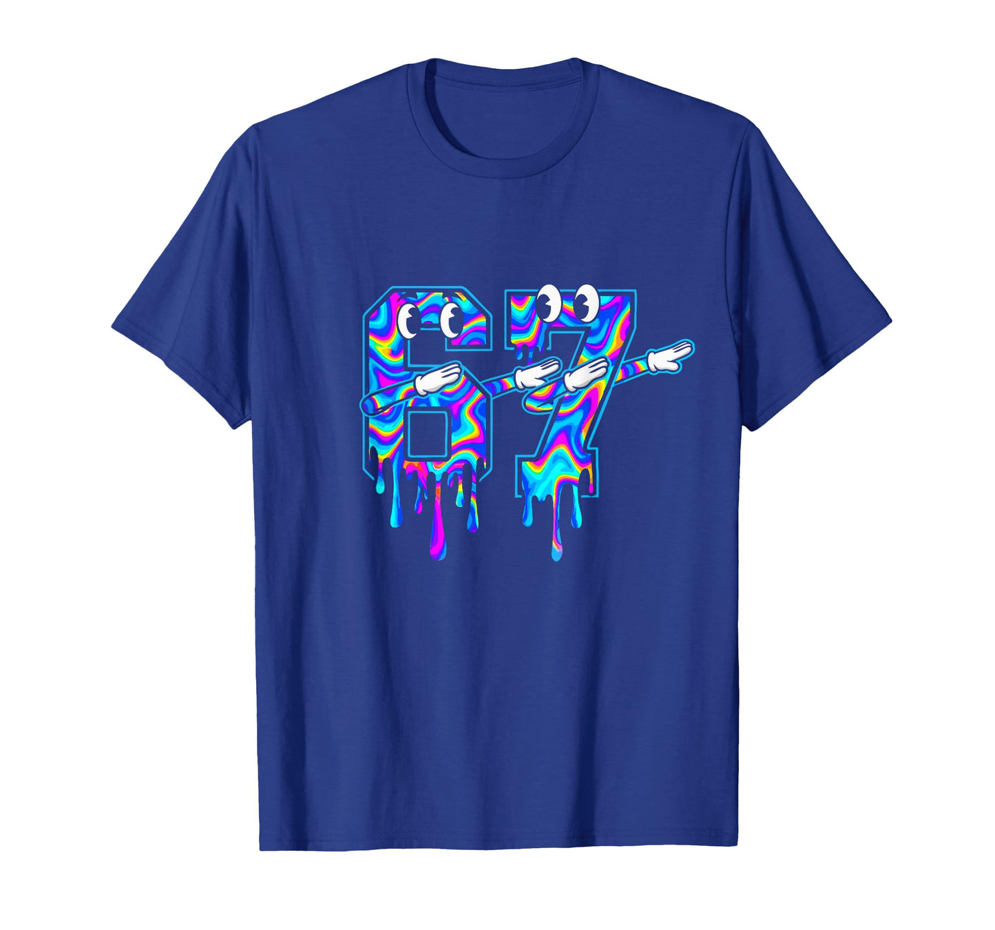Swirl Six Seven Dab Drip 6 7 Dabbing Meme T-Shirt