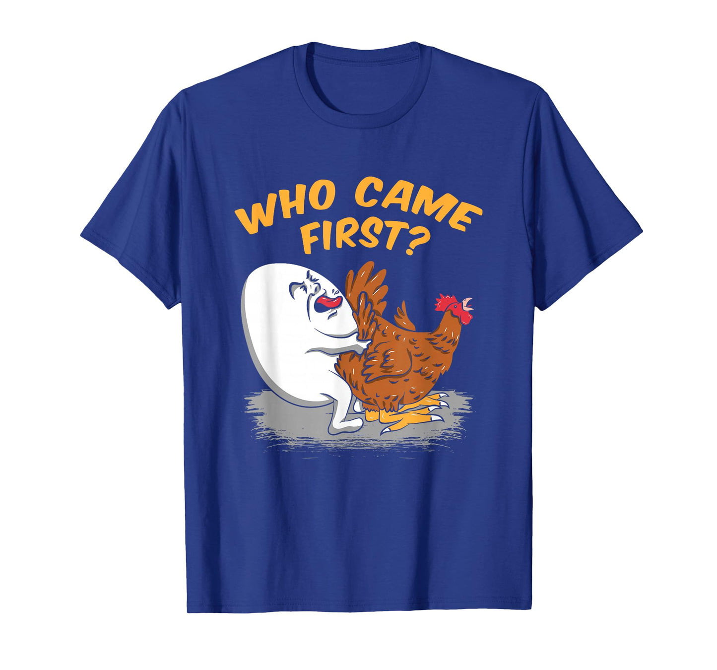 Chicken Farming - Who came First Poultry Farmer Gift Idea T-Shirt