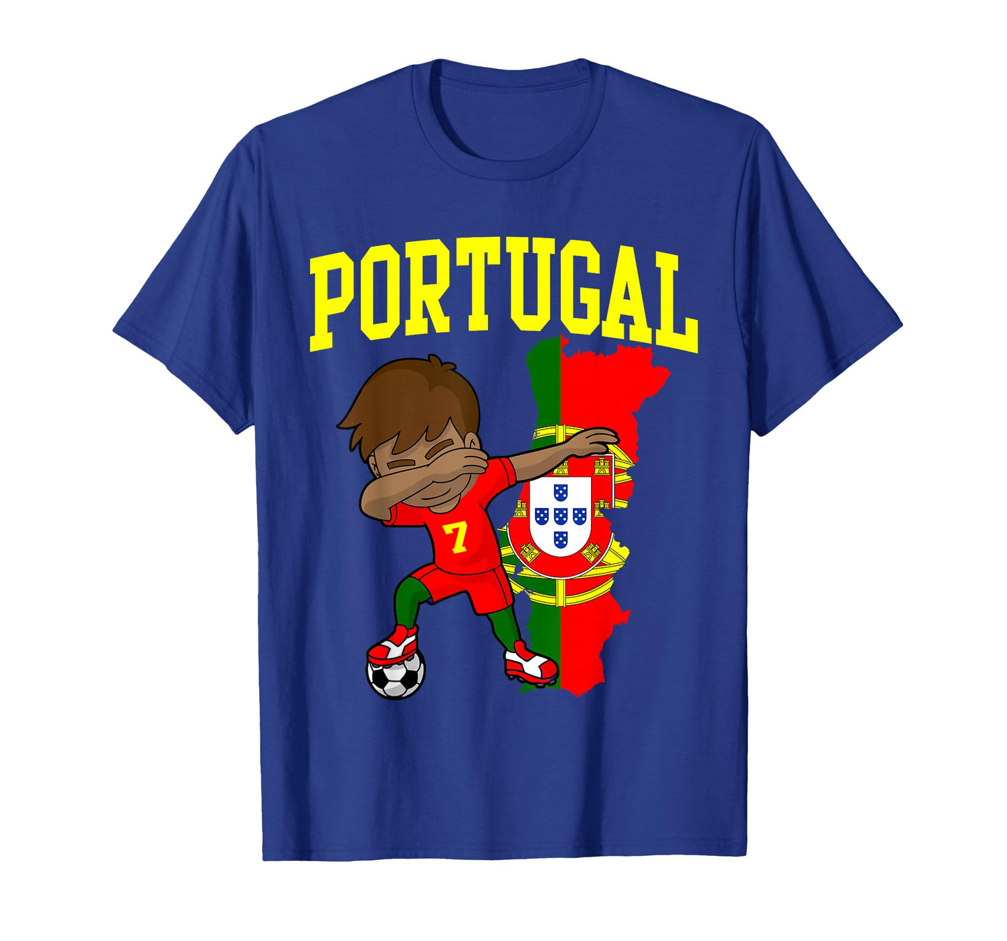 Portugal Soccer Dabbing Football Portuguese T-Shirt