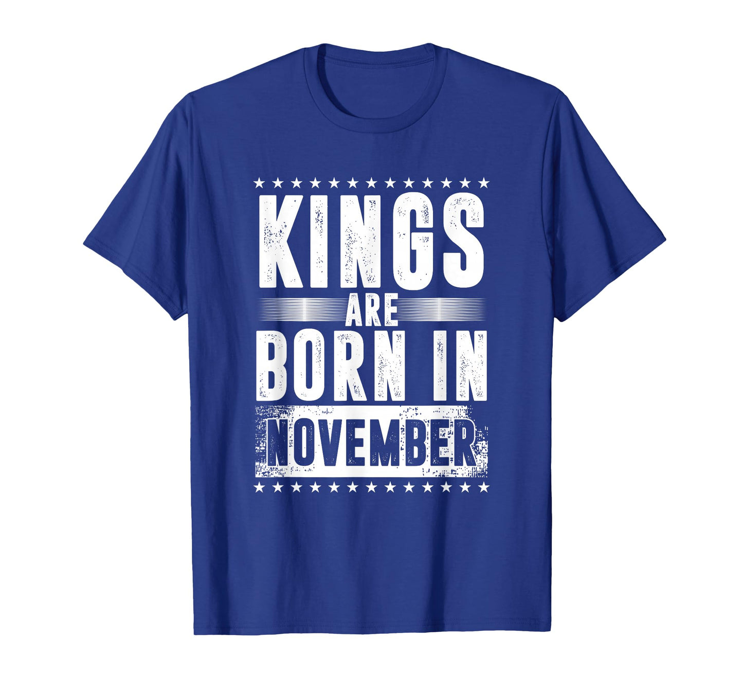 Kings Are Born In November Zodiac Sign Month Scorpio Gift T-Shirt