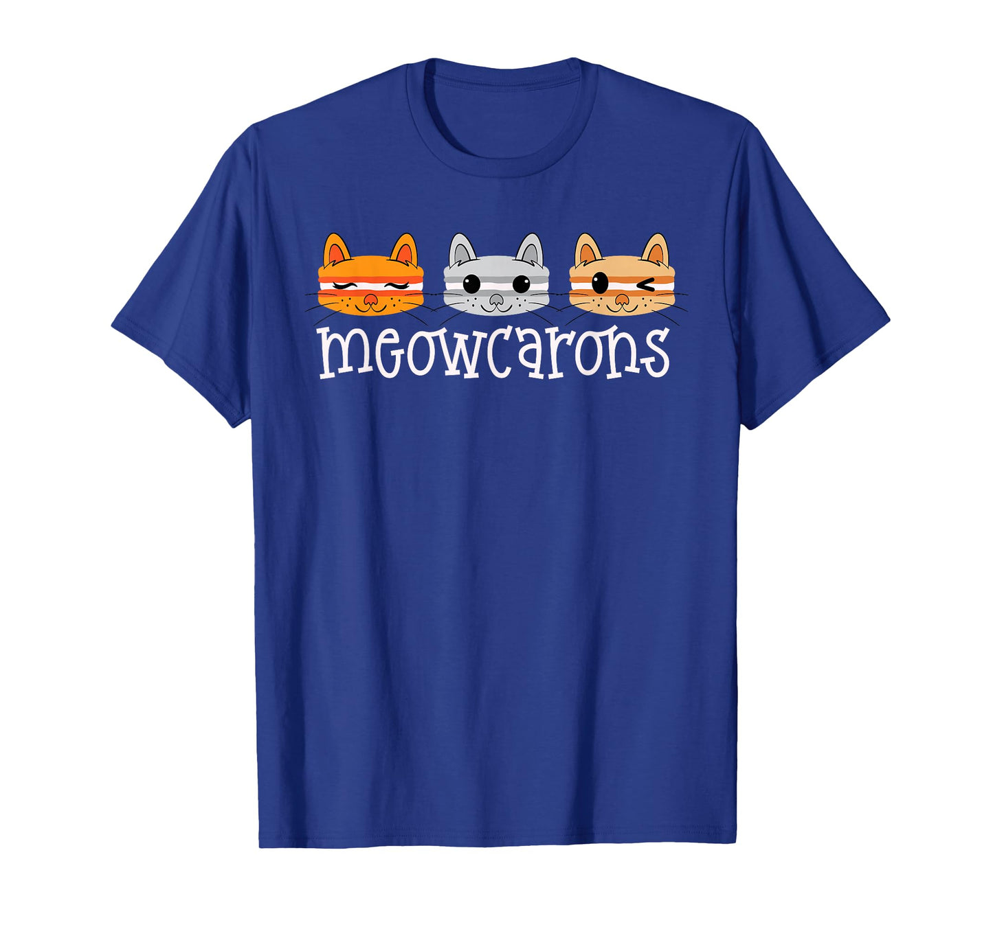 Macaron Cat Cute Macron's Cookies Macaroon Kitten Macaron T-Shirt