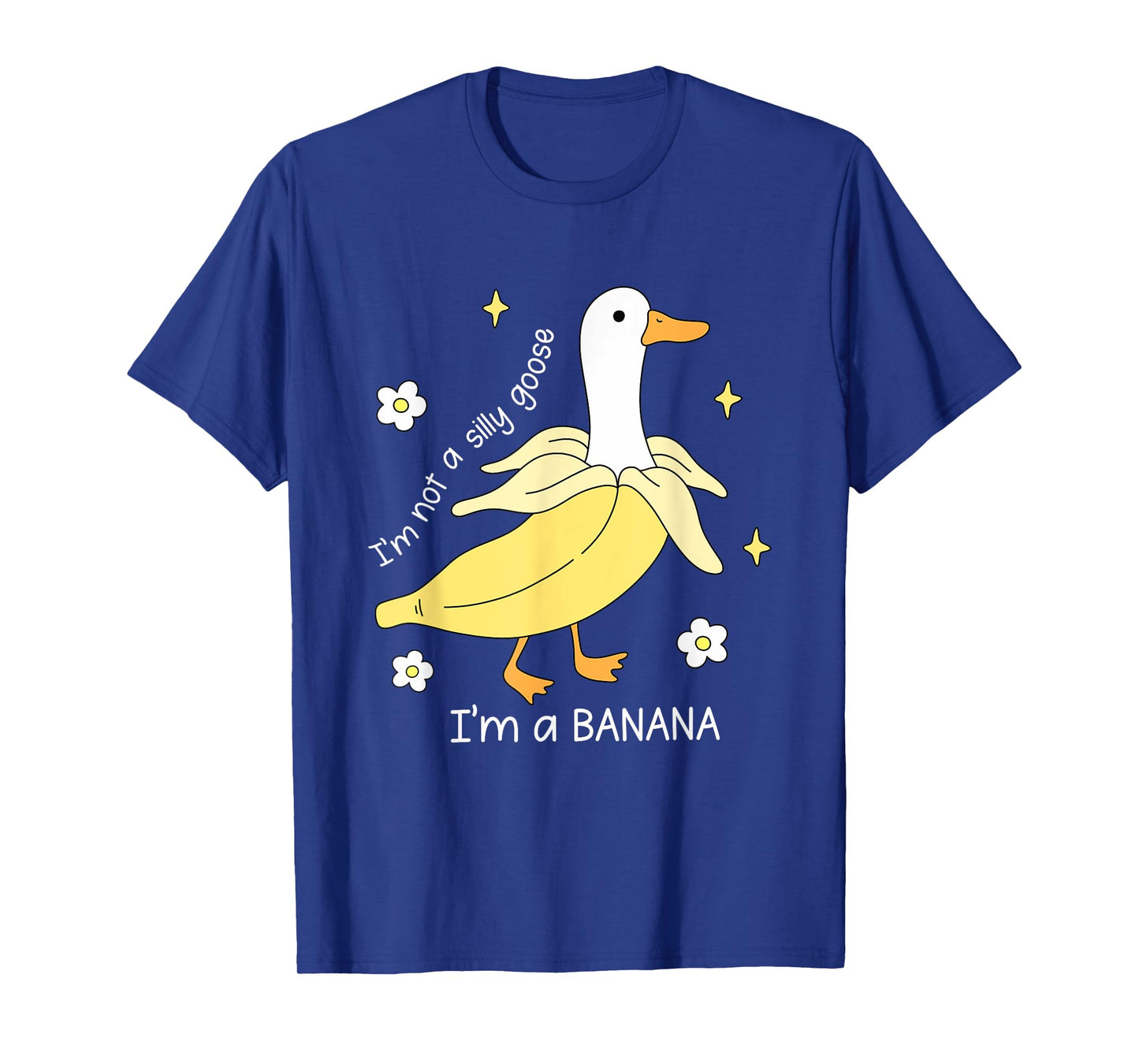 Funny Goose Banana Costume Cute Silly Animal Meme Humor Fun T-Shirt