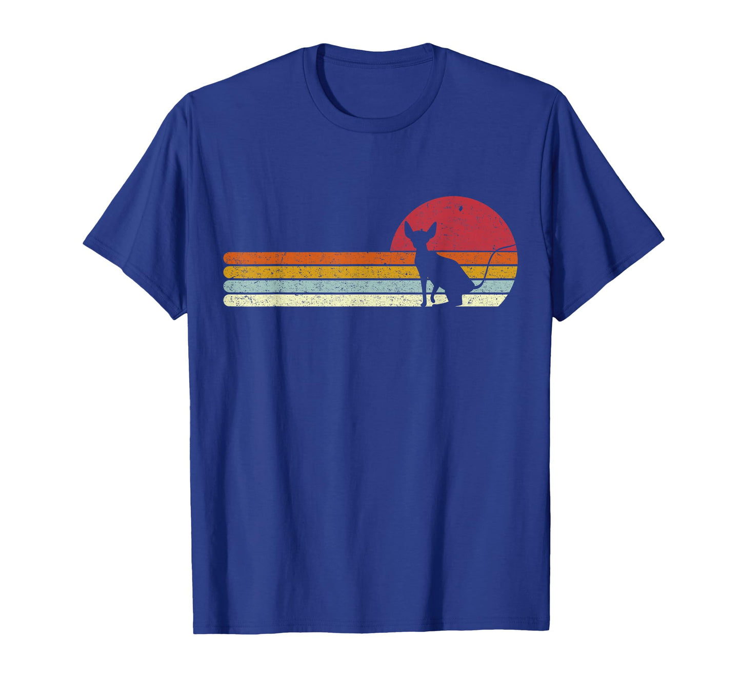 Sunset Sphynx Silhouette for Sphinx Cat Owners T-Shirt