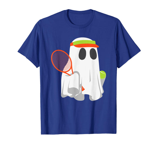 Funny Halloween Tennis Player Ghost Men Women Kids Matching T-Shirt