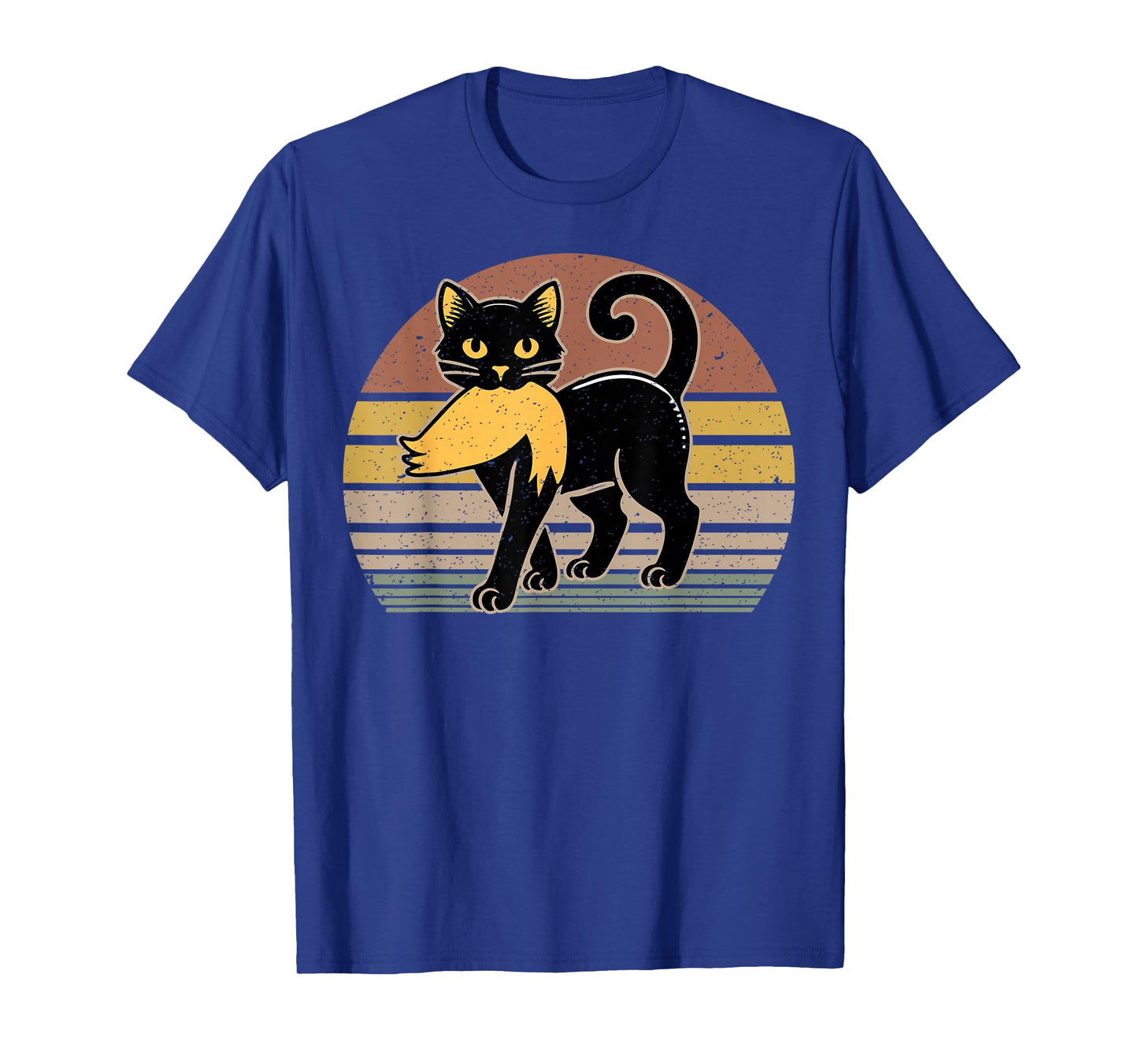 Cat Carrying Trump Hair Funny Cat Ladies For Election 2024 T-Shirt