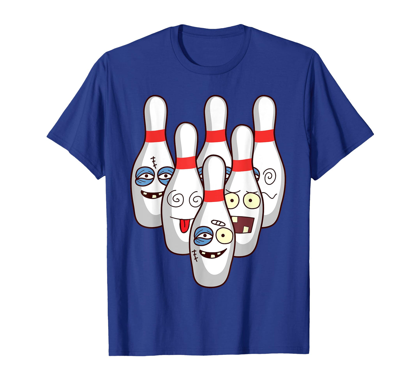 Beat Up Bowling Pins Shirt | Cute Duckpins Playing Tee Gift T-Shirt