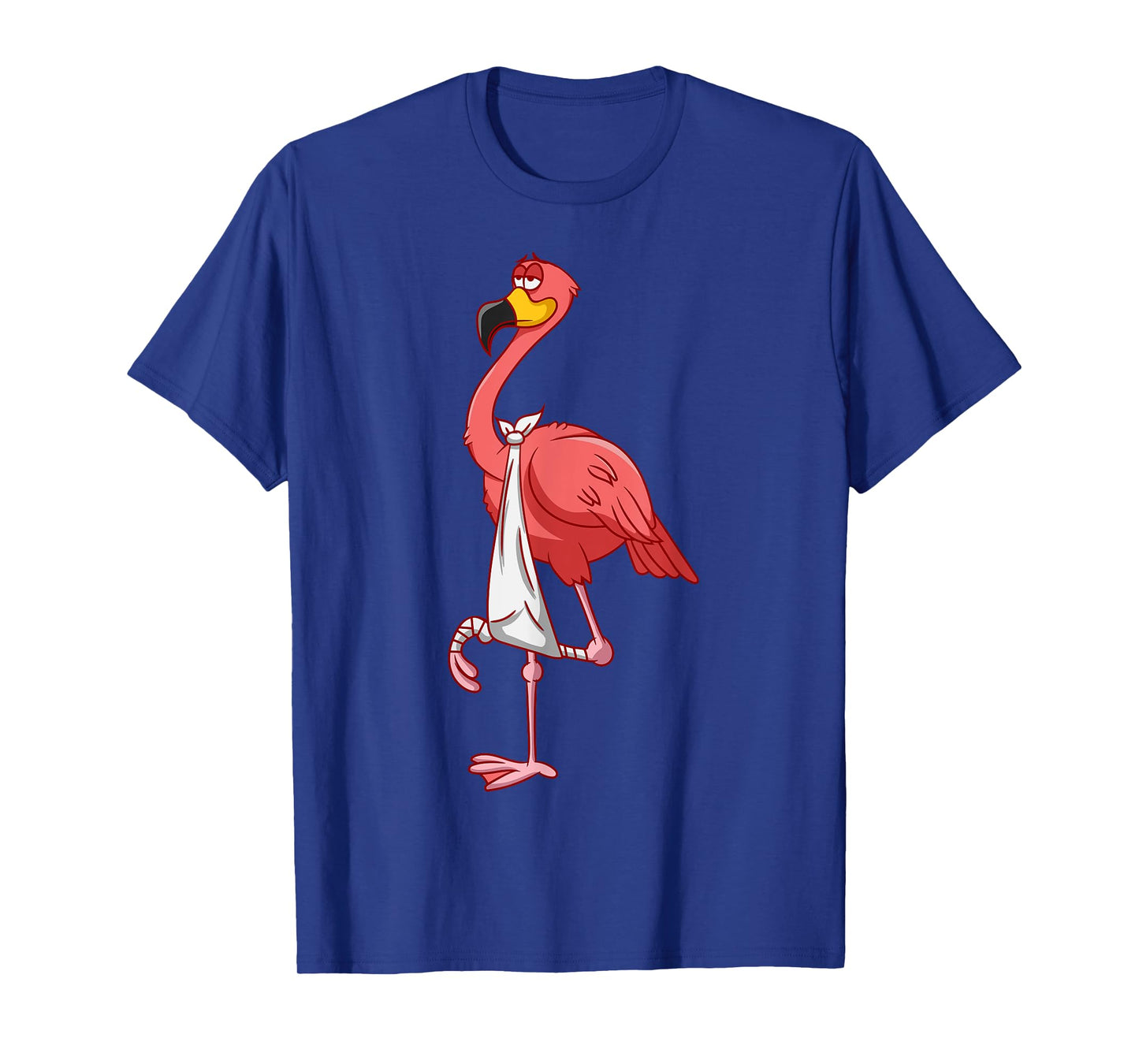 Cool Broken Leg Flamingo | Funny Fractured Shorebird Gift T-Shirt