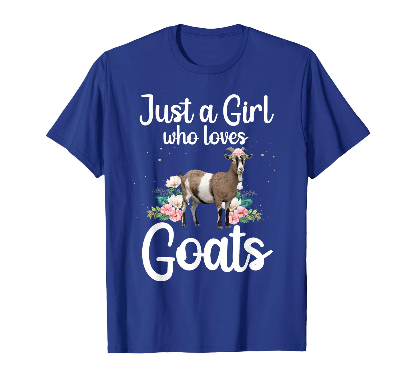 Cool Goat Art For Women Girls Goat Farmer Pygmy Goat Lover T-Shirt
